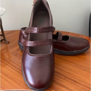Propet Twilite Mary Jane Walker Shoes 11B Plum